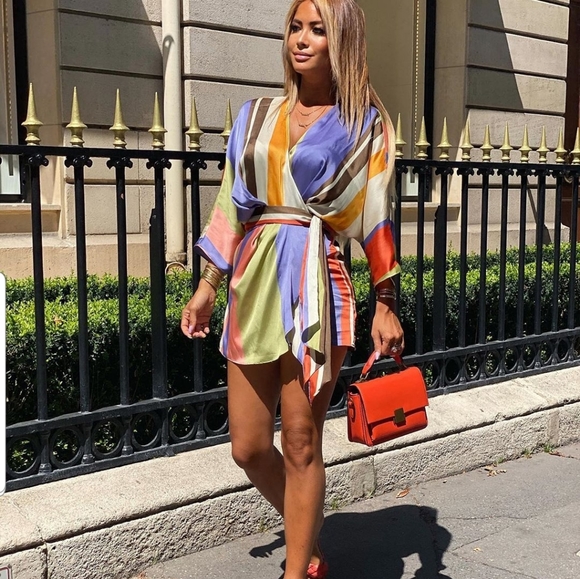 🌻 RESTOCK Zara Striped Jumpsuit dress - Picture 3 of 16